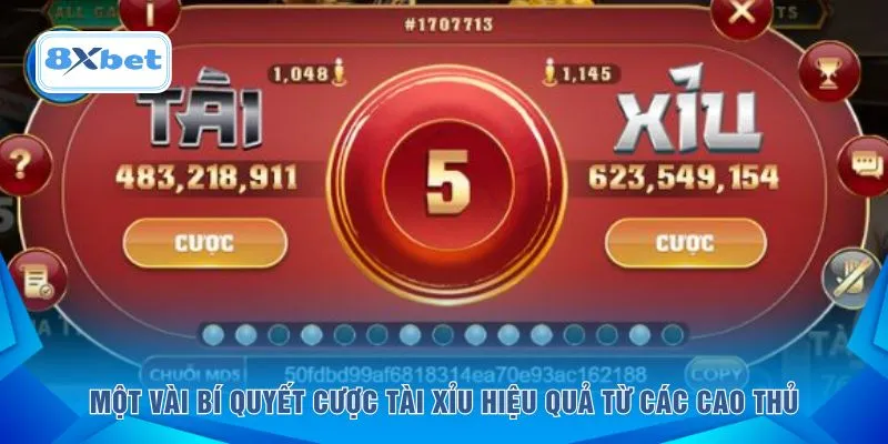 Một vài bí quyết cược tài xỉu hiệu quả từ các cao thủ